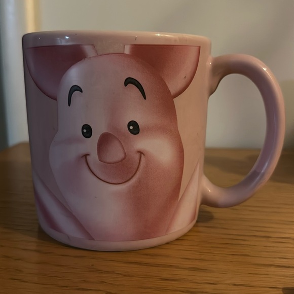 Disney Store Piglet Face Pink Cosplay Large Coffee/Tea Mug - Picture 1 of 1